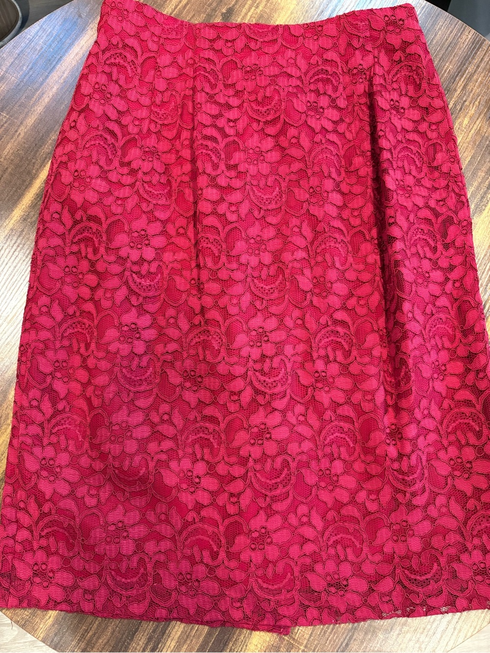 Vintage Liz Claiborne Floral Lace Pencil Skirt